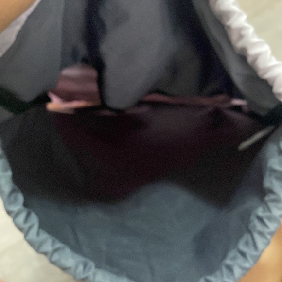 Purple & White Adidas Drawstring Backpack - Picture 5 of 5